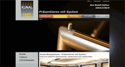 Desktop Screenshot of kunal-shopsysteme.de